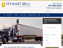 Tablet Screenshot of belllaw.com